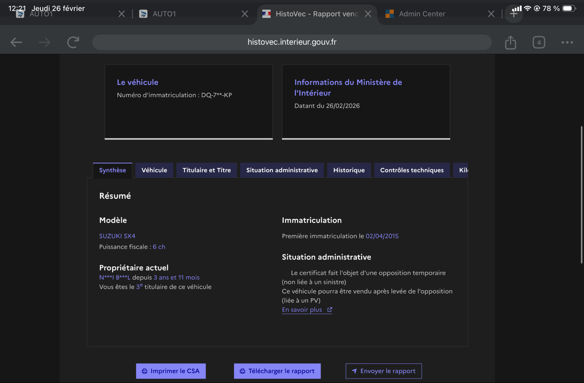 Suzuki SX4 d'occasion