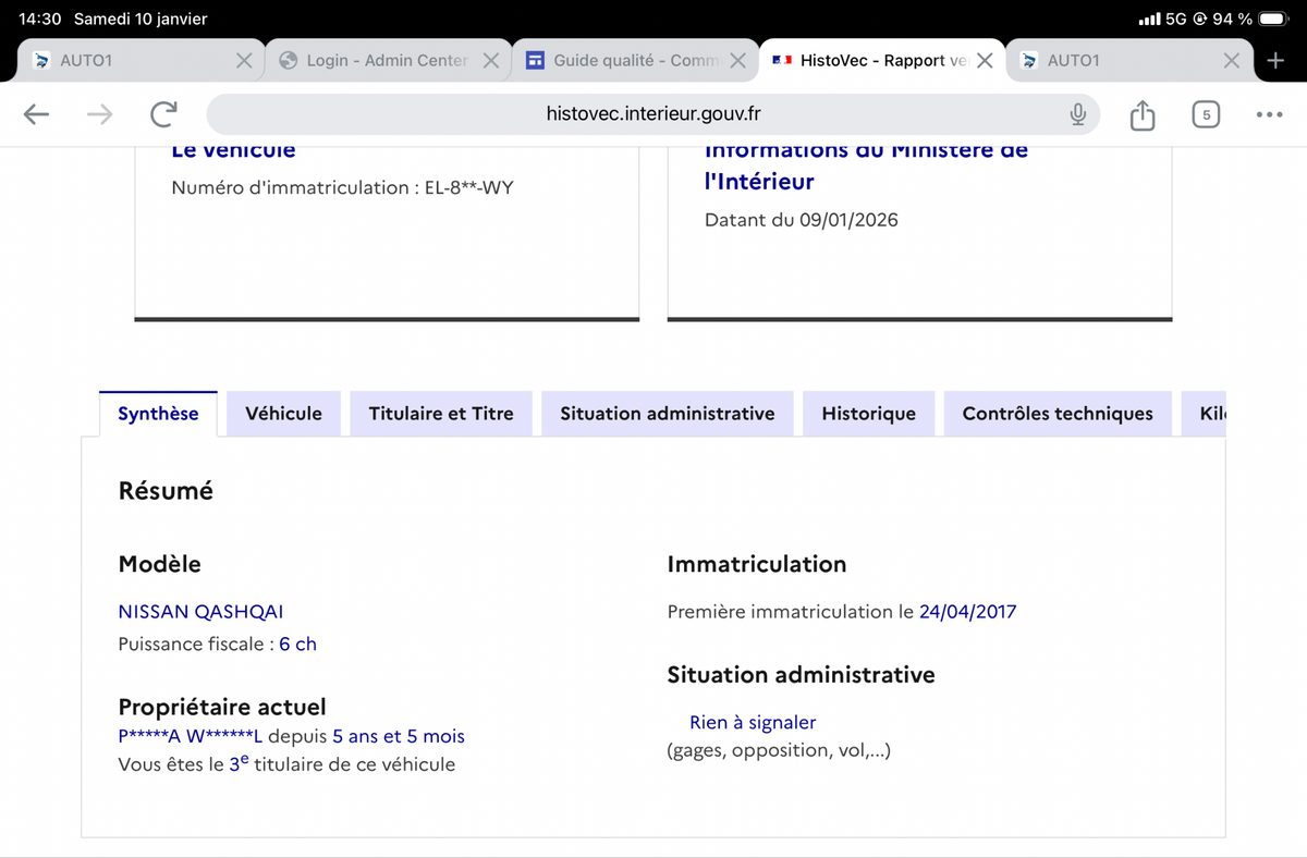 Nissan Qashqai d'occasion