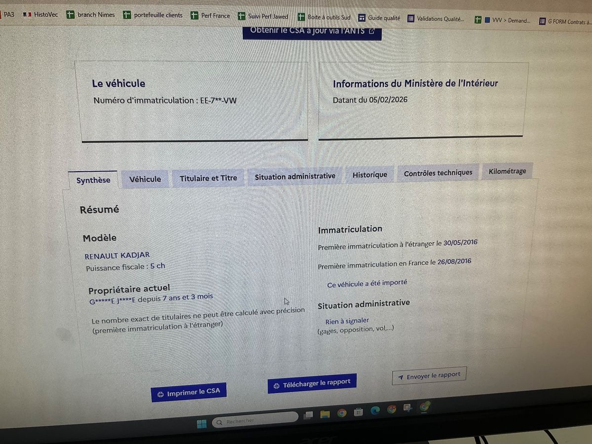 Renault Kadjar d'occasion