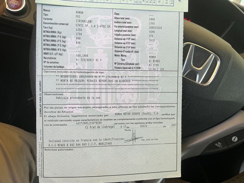 Honda Civic 1.8 VTEC Sport — zdjęcie 16