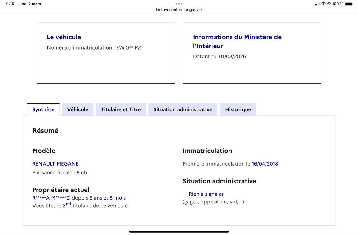 Renault Megane d'occasion