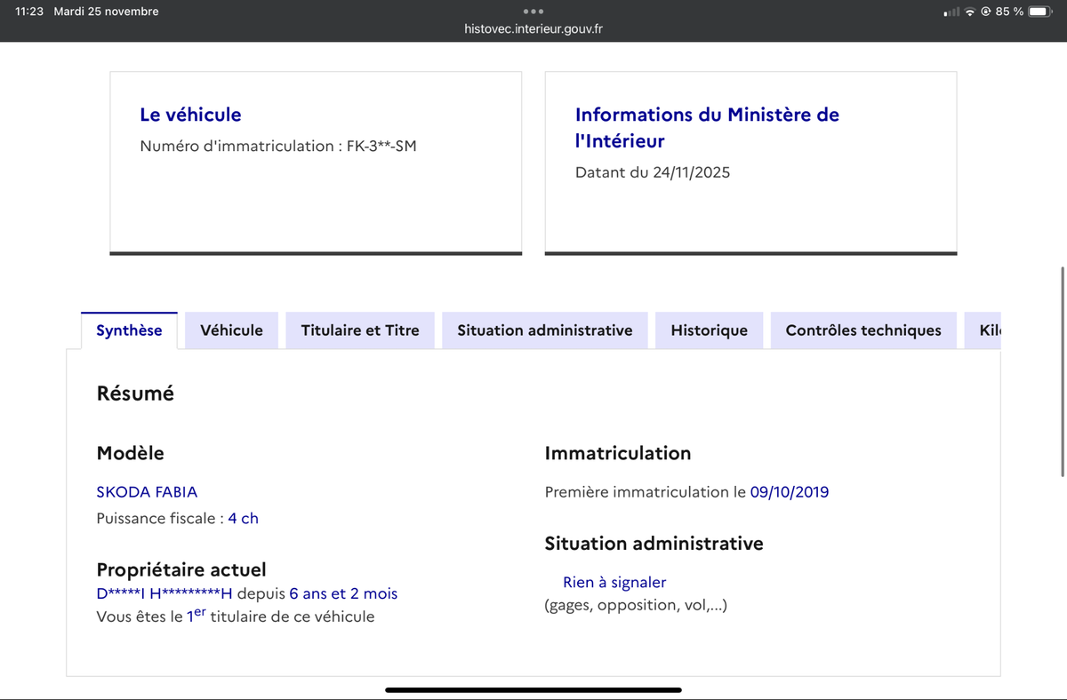 Skoda Fabia d'occasion