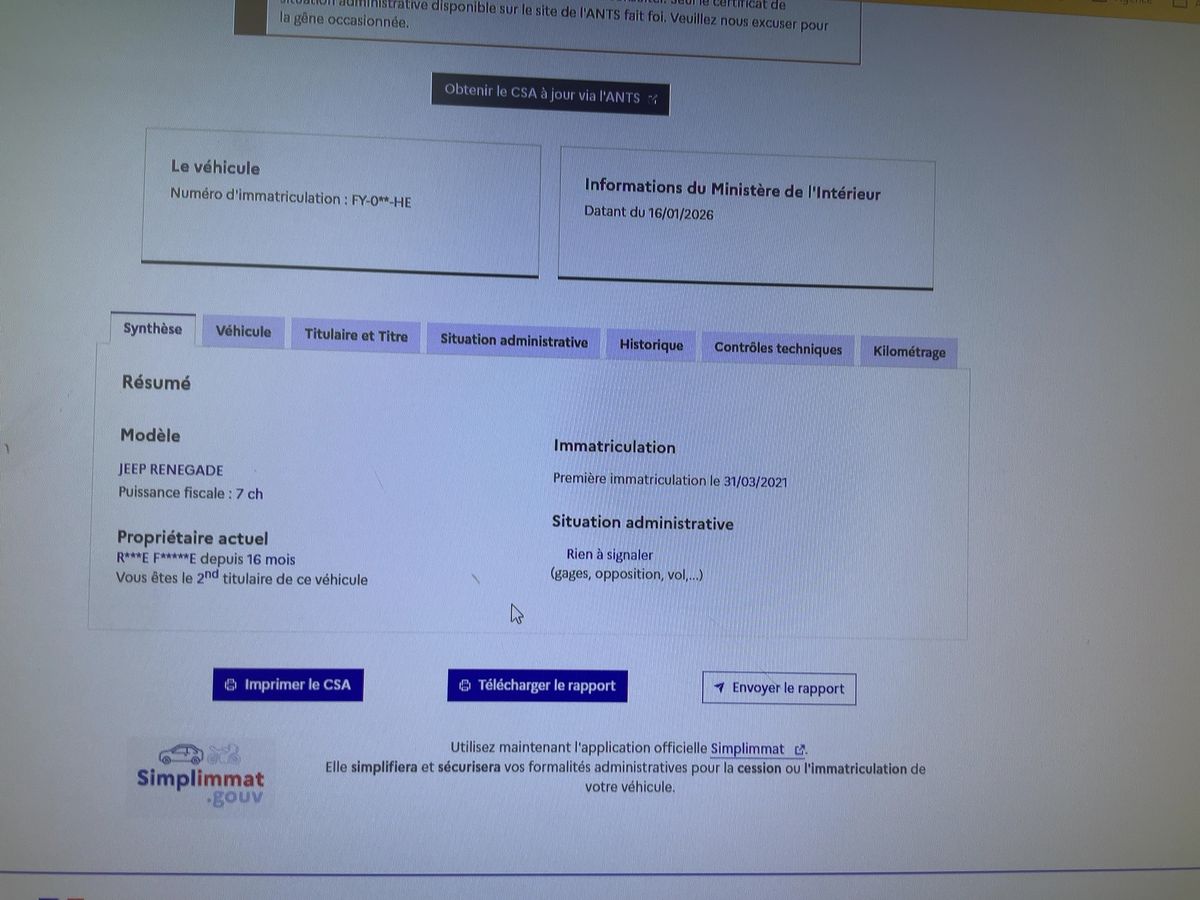 Jeep Renegade d'occasion