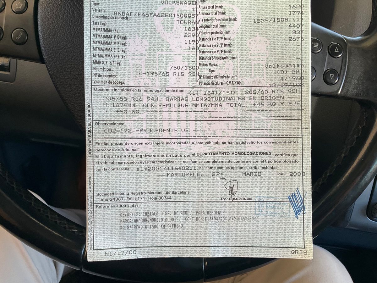 Volkswagen Touran d'occasion