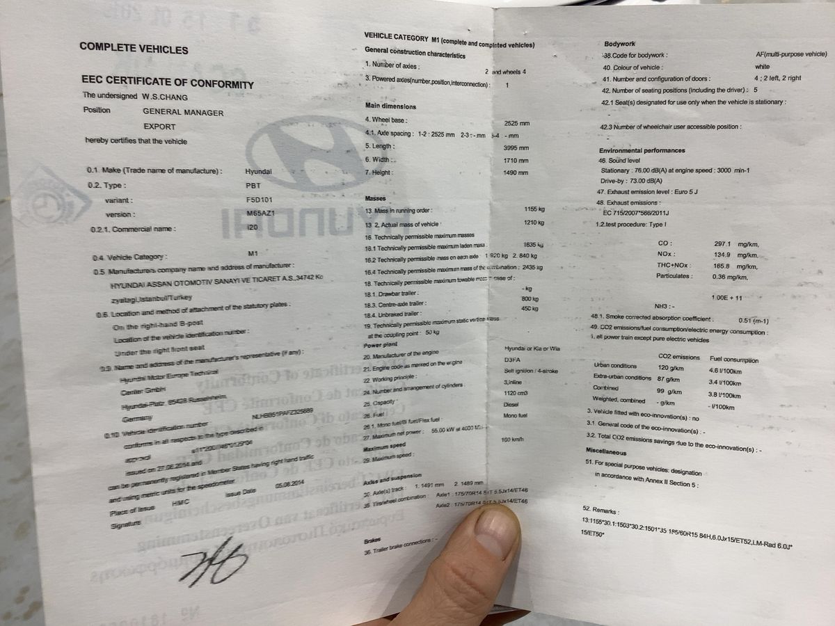 Hyundai i20 1.1 CRDi Classic Blue