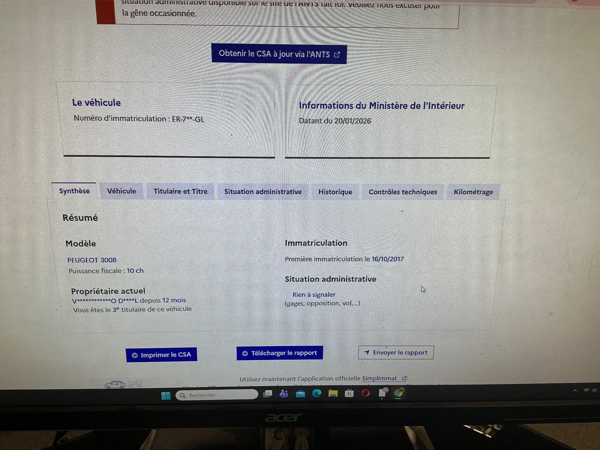 Peugeot 3008 d'occasion