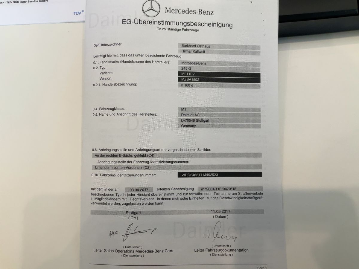 Mercedes-Benz B-Klasse d'occasion