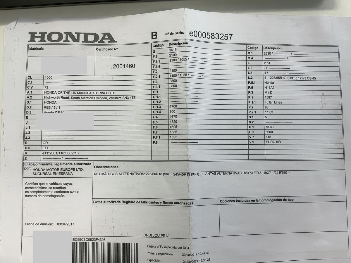Honda CR-V d'occasion