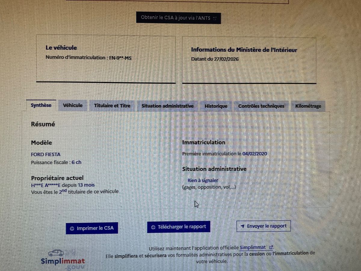 Ford Fiesta d'occasion