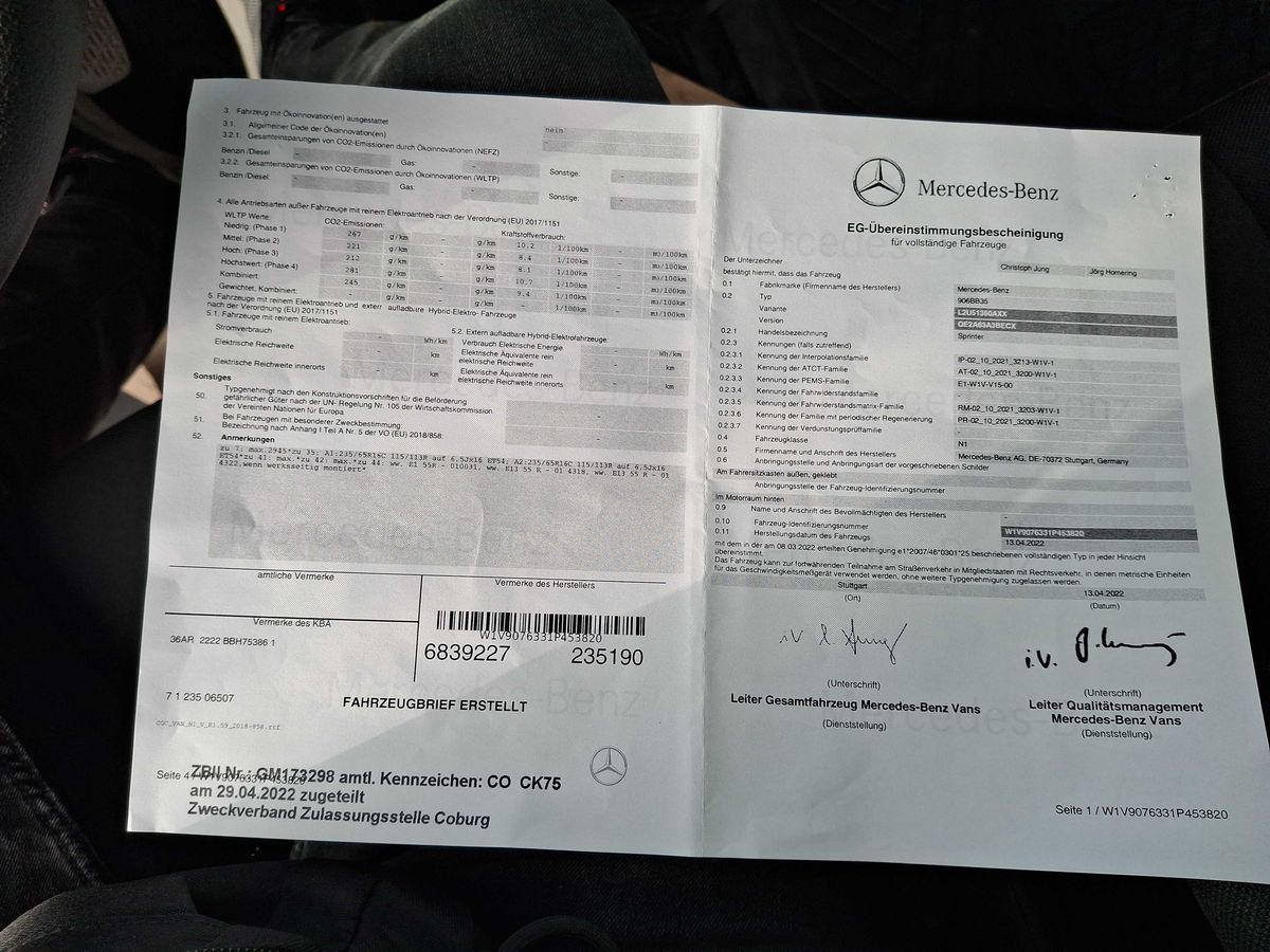 Mercedes-Benz Sprinter d'occasion