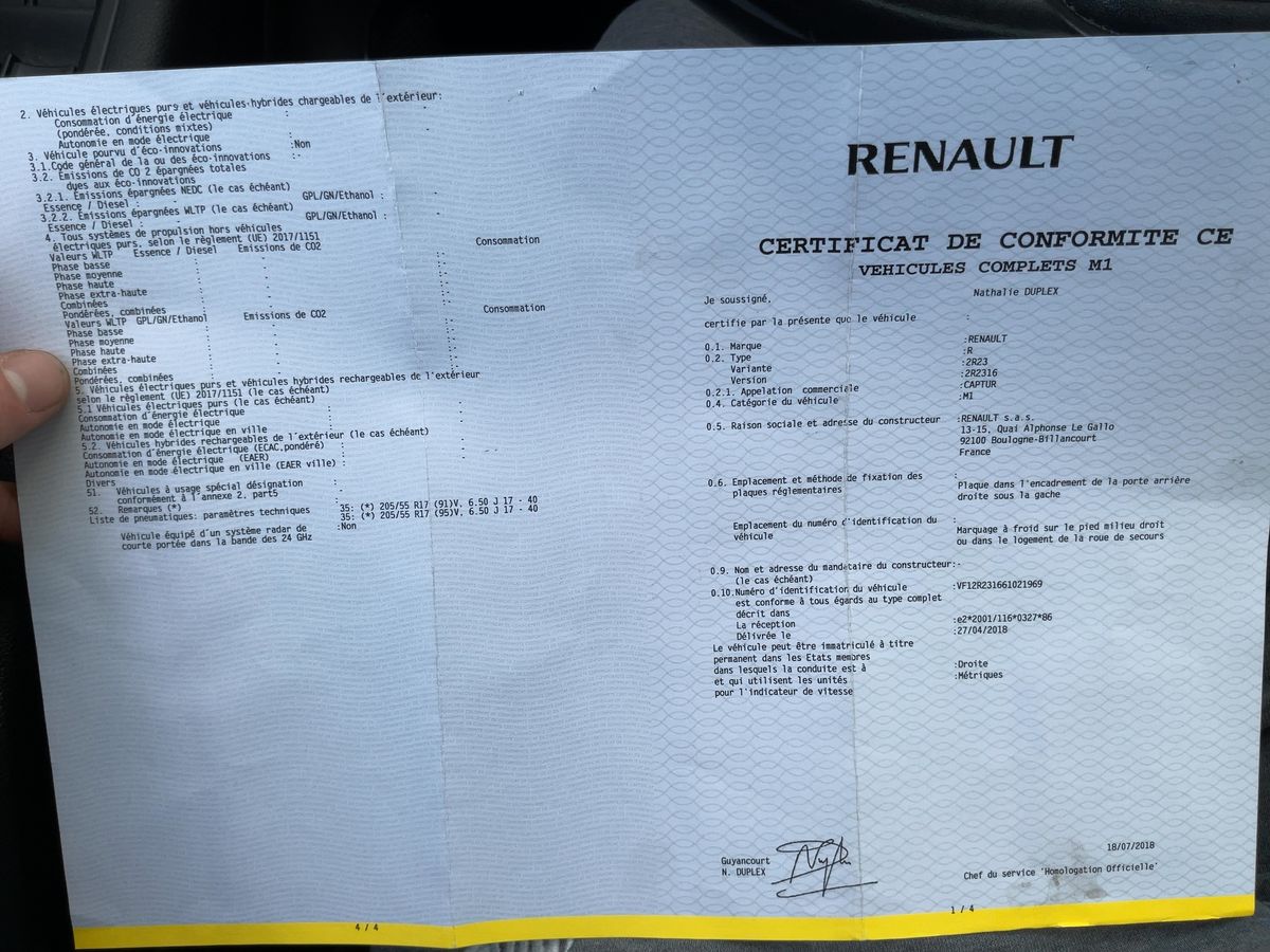 Renault Captur d'occasion