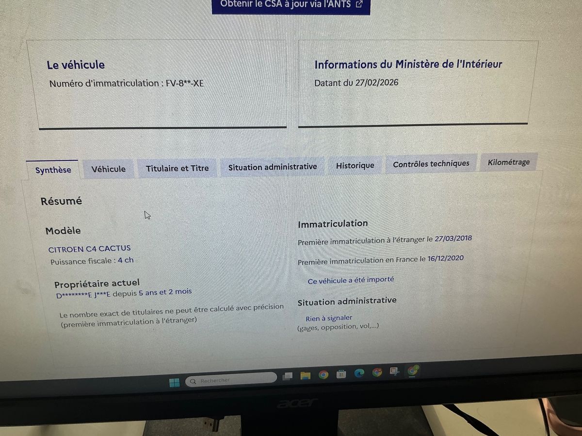 Citroen C4 d'occasion