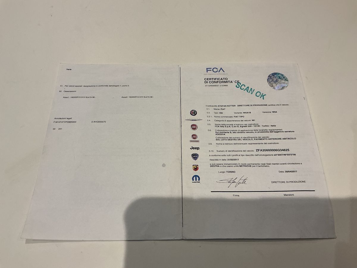 Fiat Tipo d'occasion