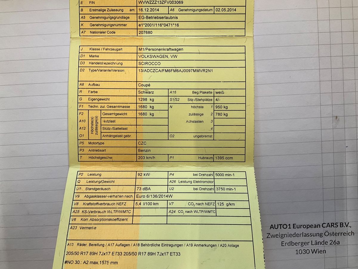 Volkswagen Scirocco 1.4 TSI Sport BlueMotion Tech