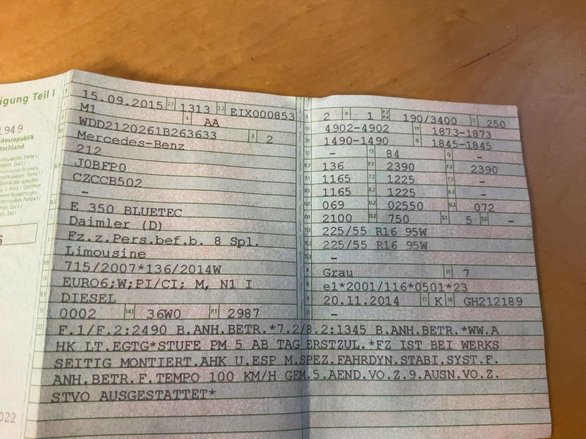 Mercedes-Benz E-Klasse d'occasion