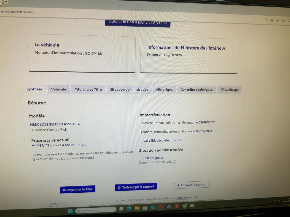 Mercedes-Benz CLA-Klasse d'occasion