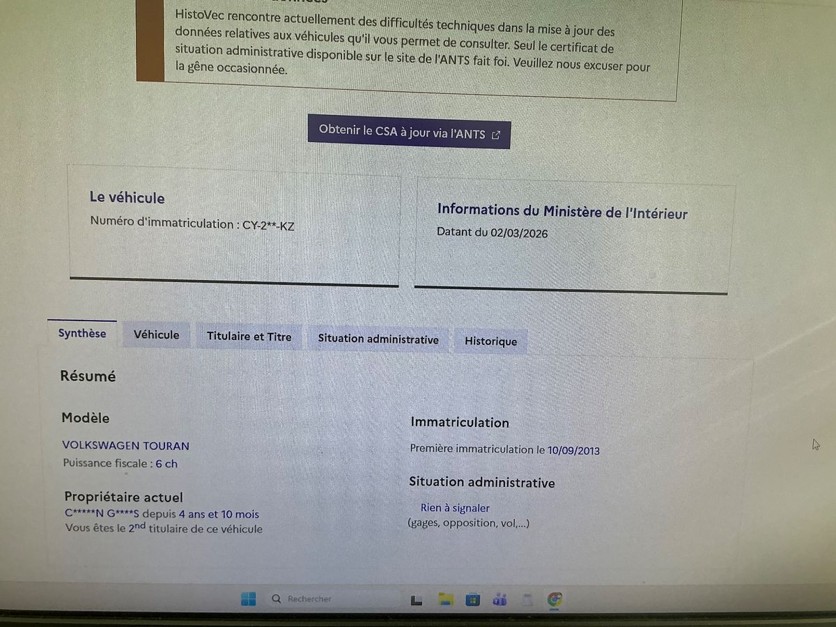 Volkswagen Touran d'occasion