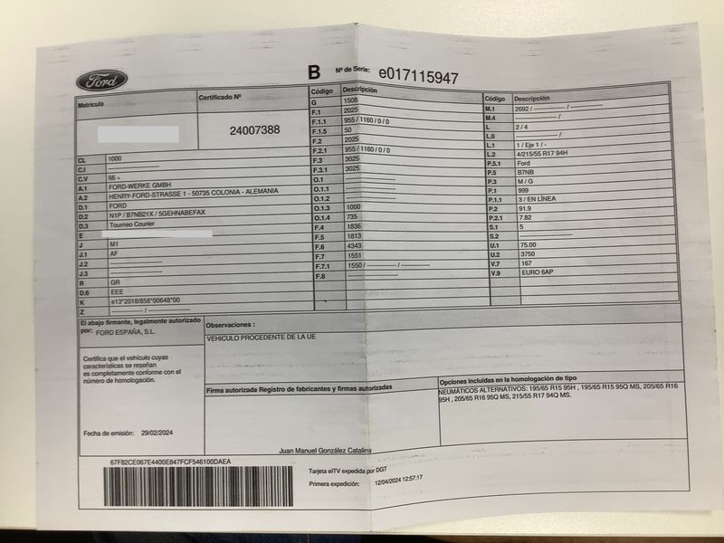 Ford Tourneo Courier 1.0 EcoBoost Active — zdjęcie 16