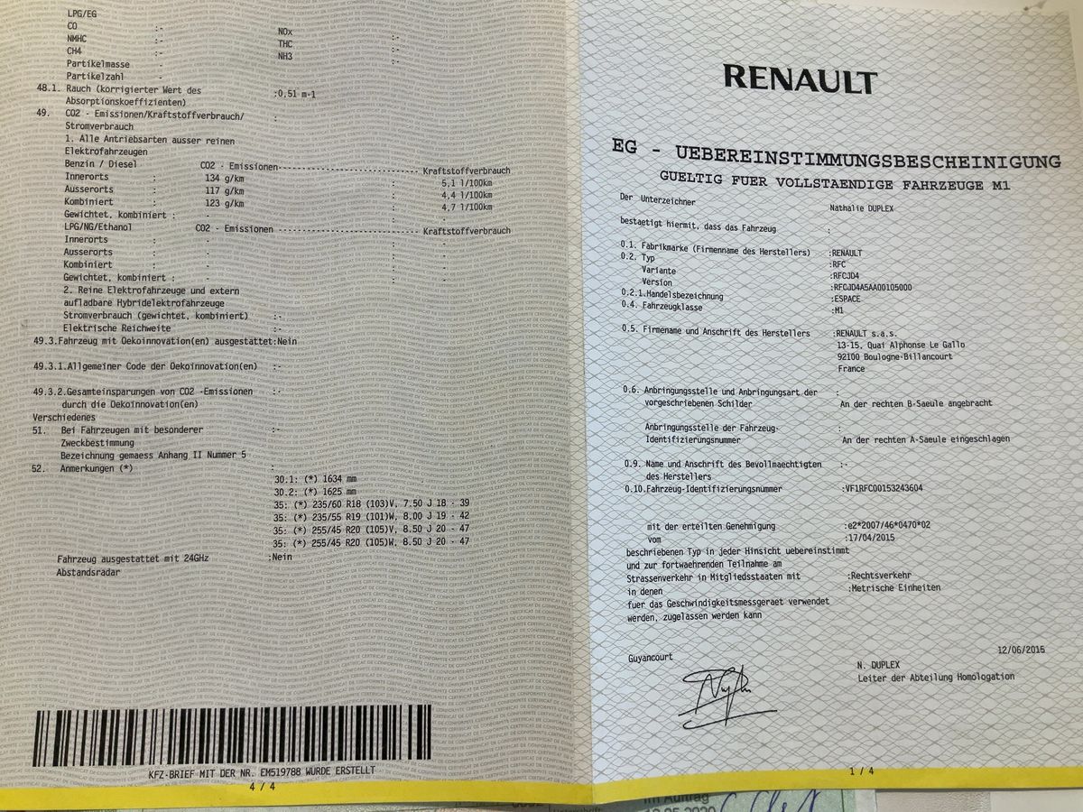 Renault Espace d'occasion