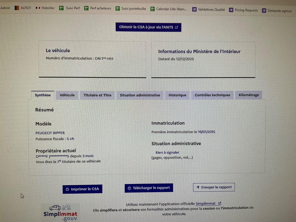 Peugeot Bipper 1.3 HDi Pack CD Clim Plus