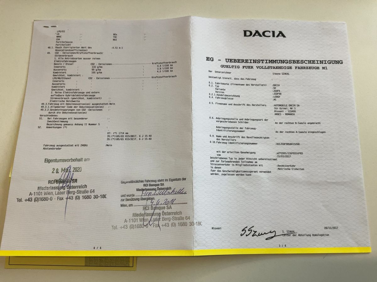 Dacia Lodgy d'occasion