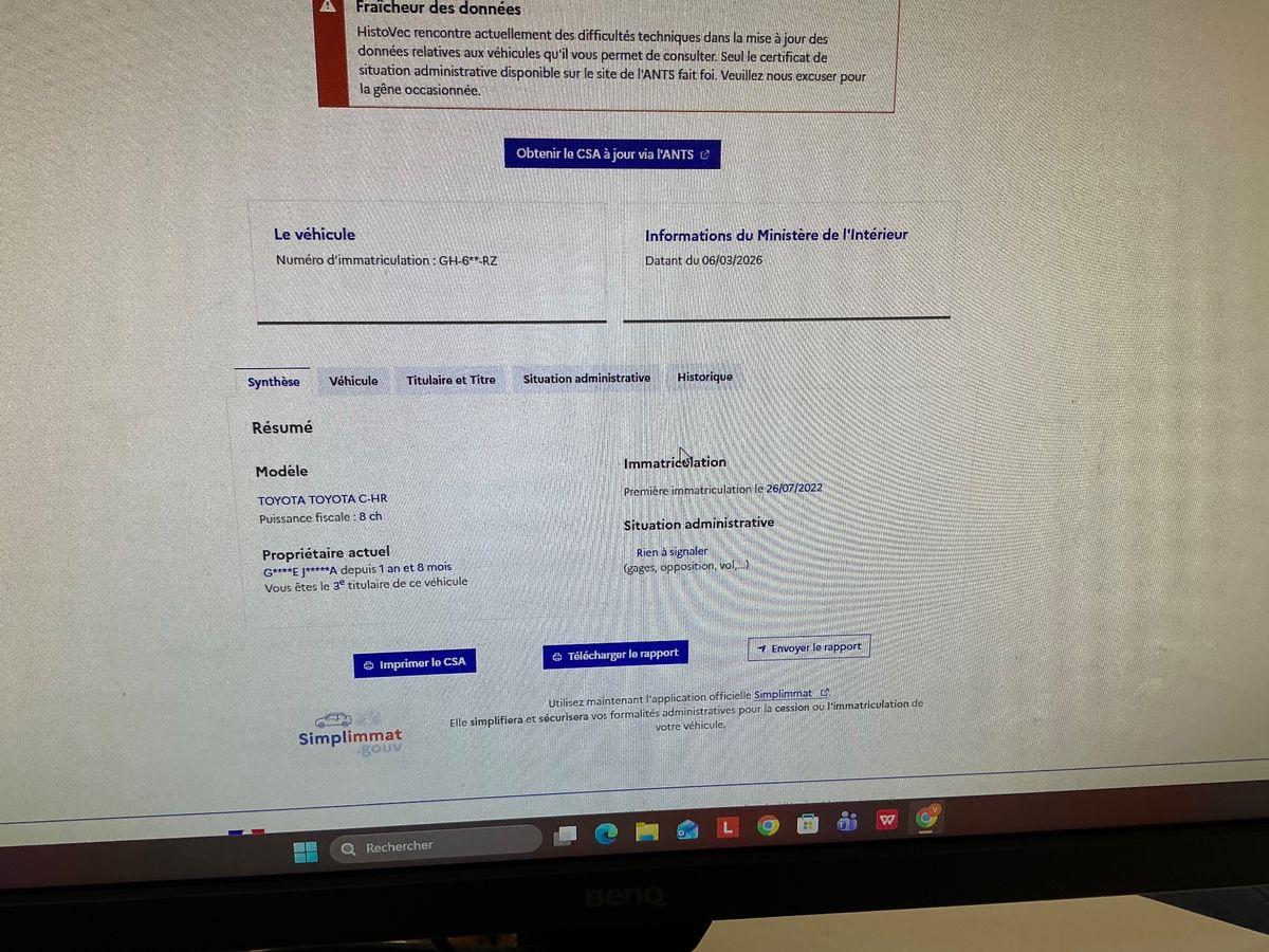 Toyota C-HR d'occasion