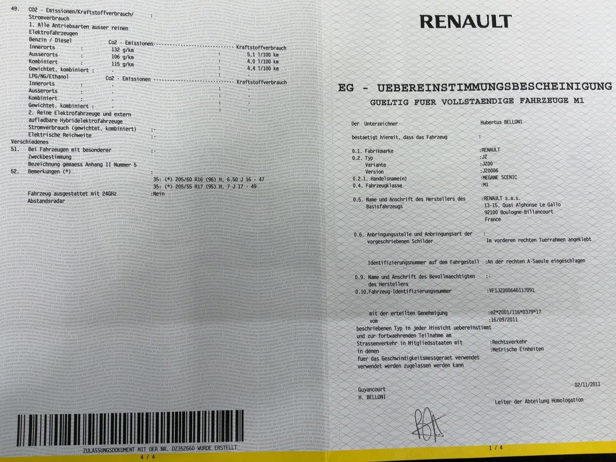 Renault Scenic d'occasion