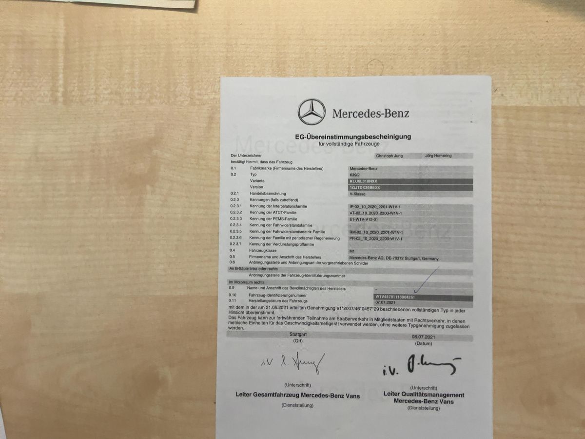 Mercedes-Benz V-Klasse d'occasion