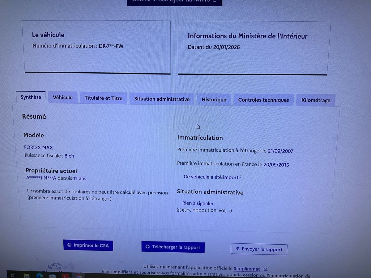 Ford S-Max d'occasion