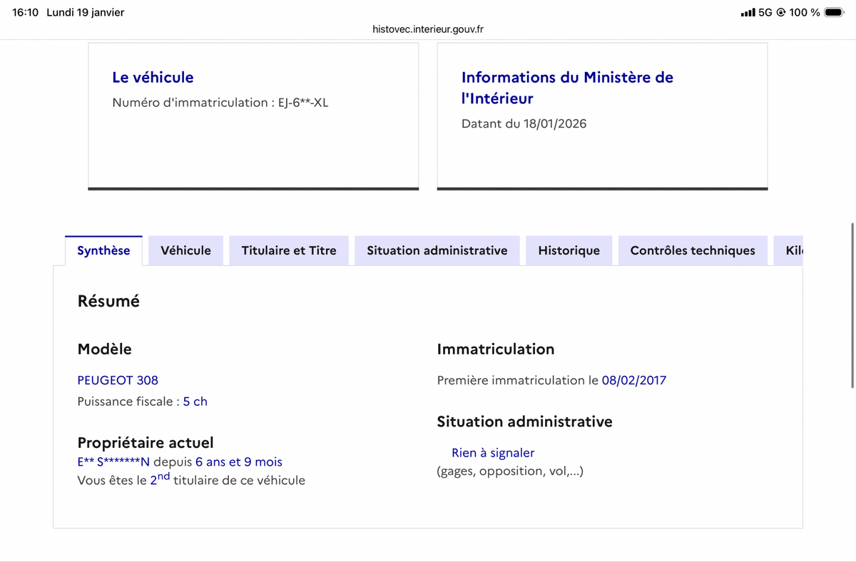 Peugeot 308 d'occasion