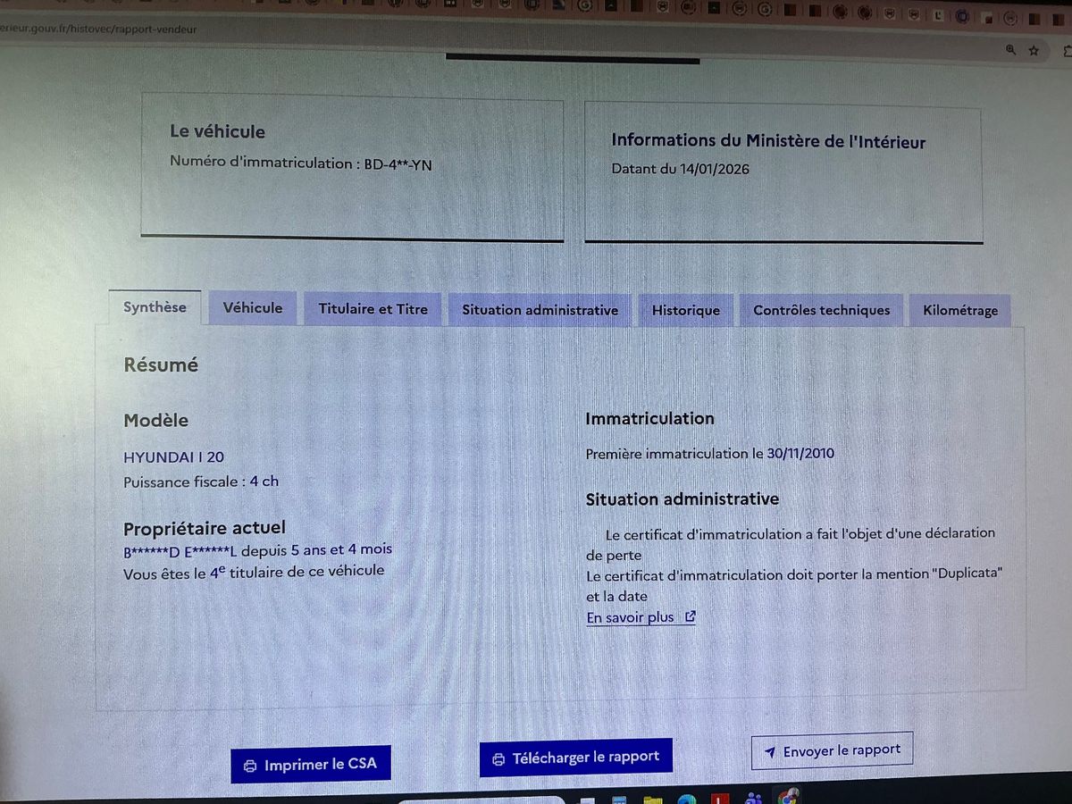 Hyundai i20 d'occasion