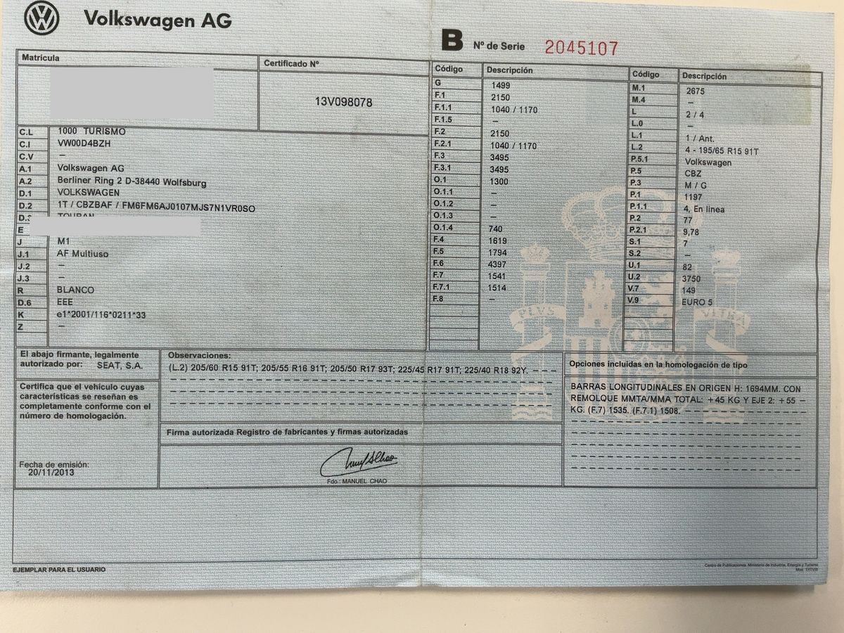 Volkswagen Touran d'occasion