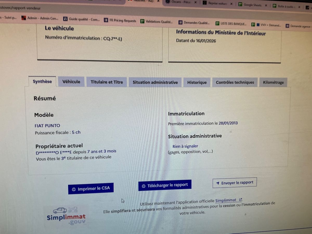 Fiat Punto d'occasion