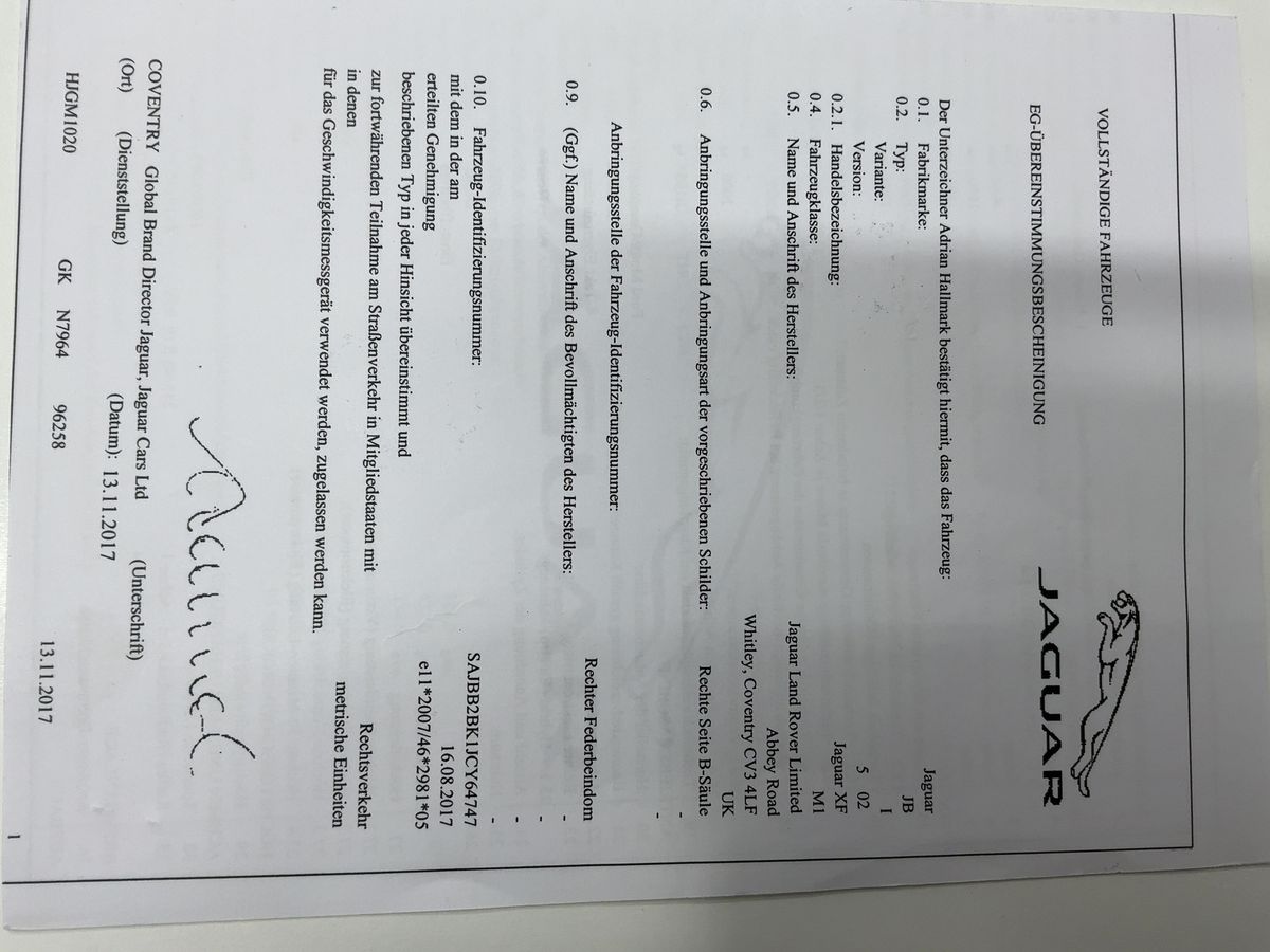 Jaguar XF d'occasion