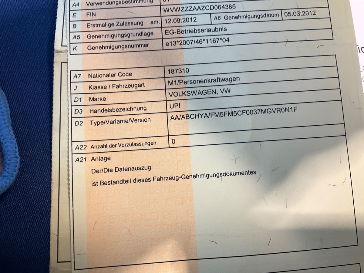 Volkswagen up! d'occasion