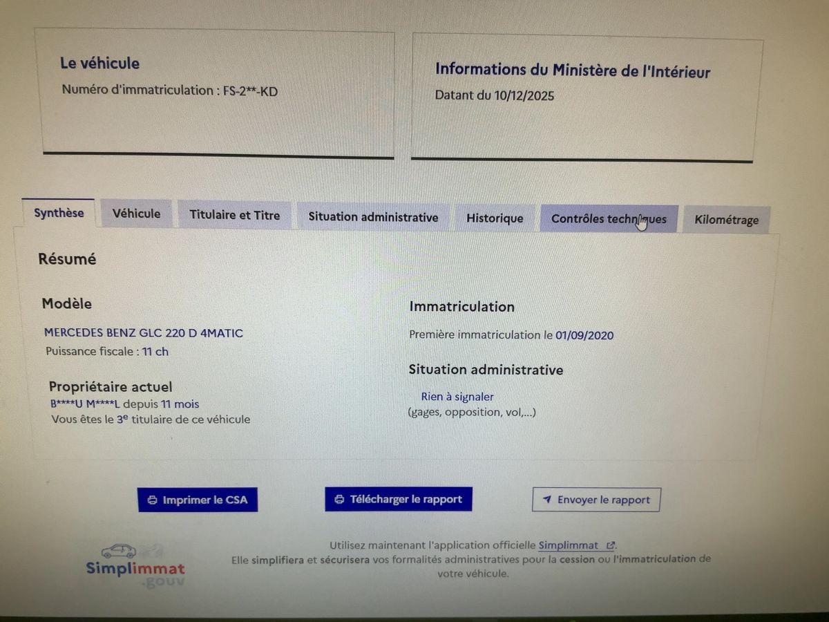 Mercedes-Benz GLC-Klasse d'occasion