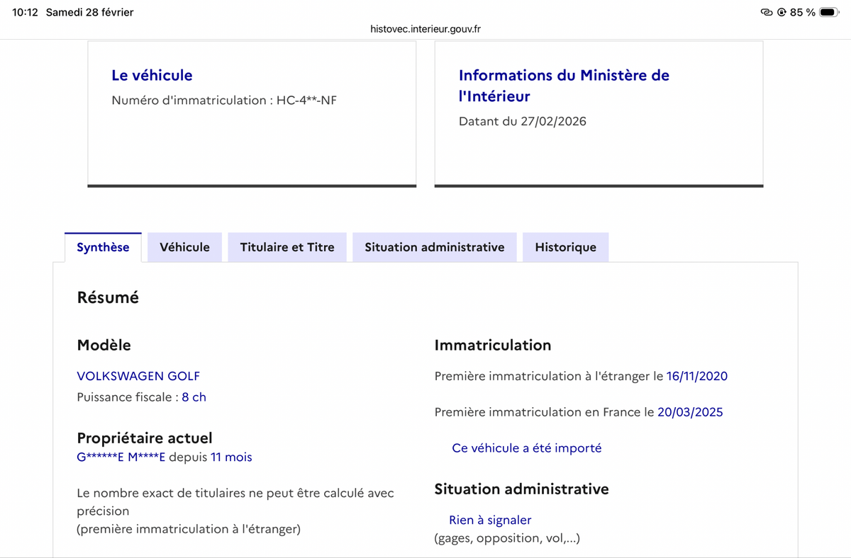 Volkswagen Golf d'occasion