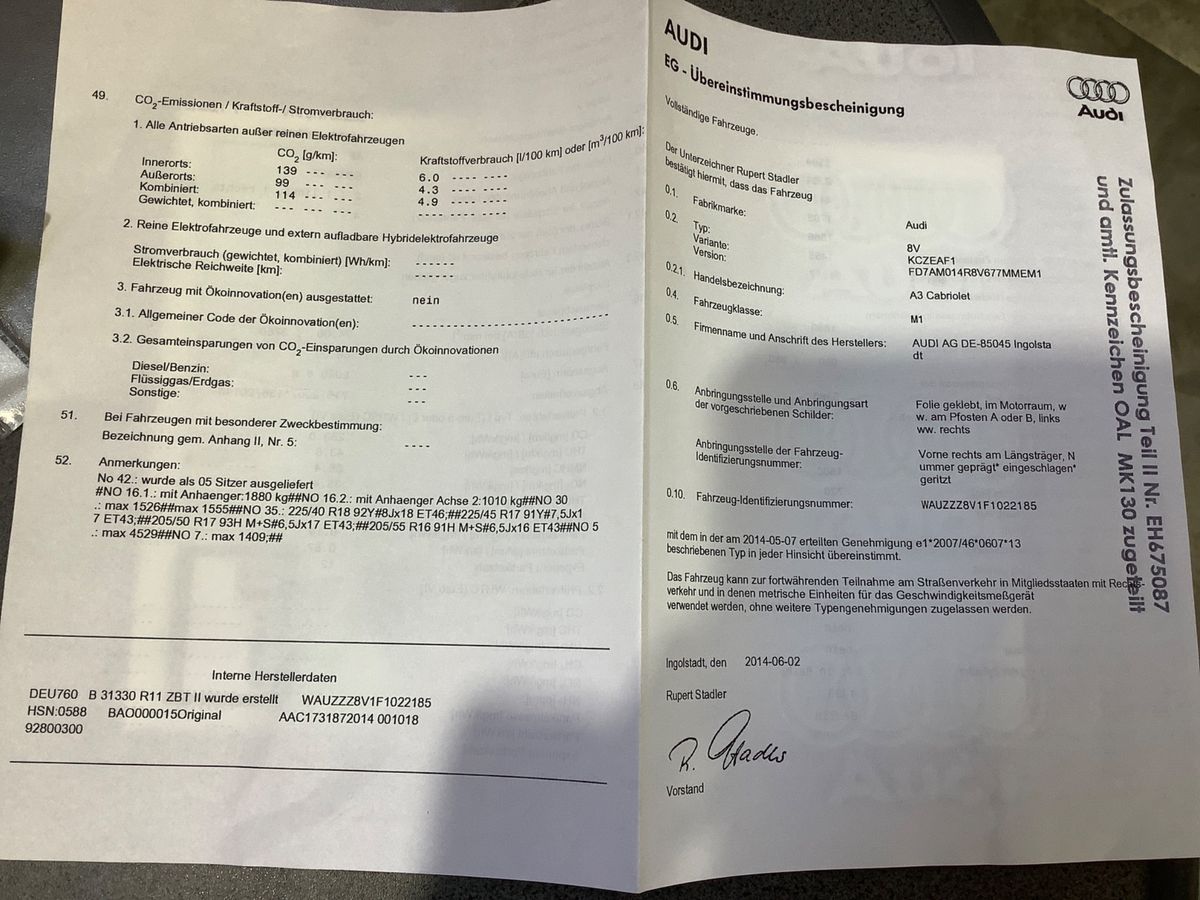 Audi A3 1.4 TFSI ACT Ambiente ultra