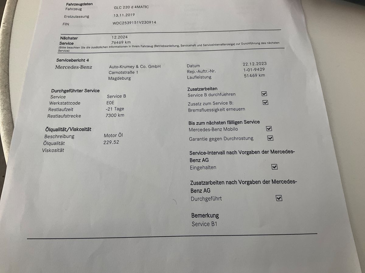 Mercedes-Benz GLC-Klasse 2019 — photo 28