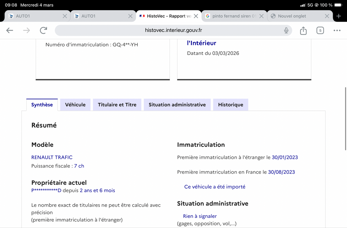 Renault Trafic d'occasion