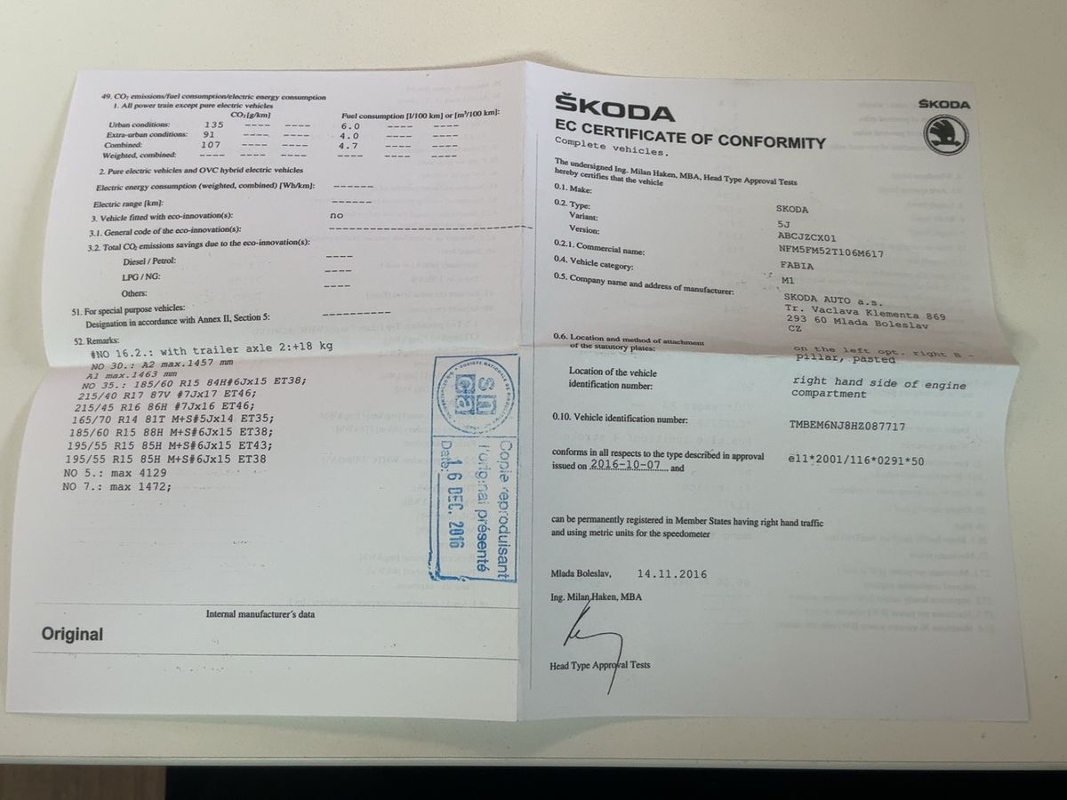 Skoda Fabia d'occasion