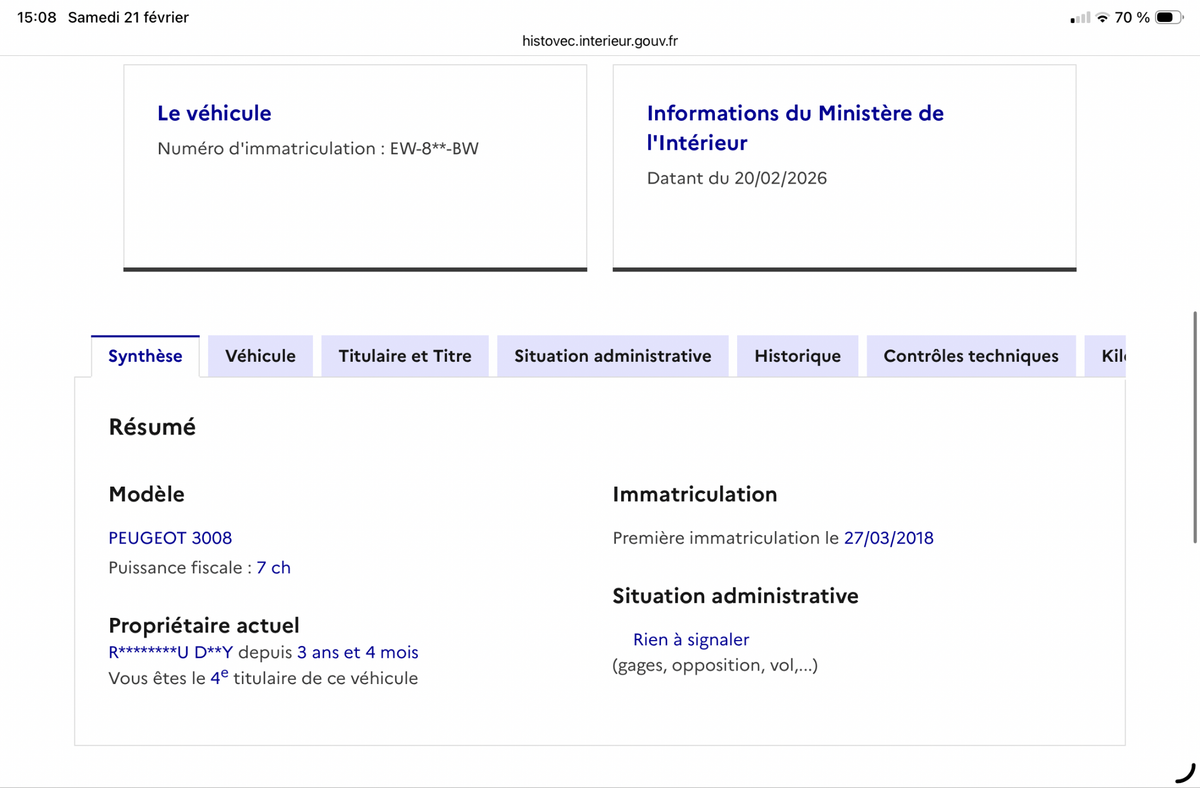 Peugeot 3008 d'occasion