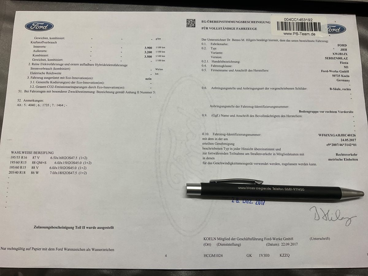 Ford Fiesta 1.5 TDCi Titanium