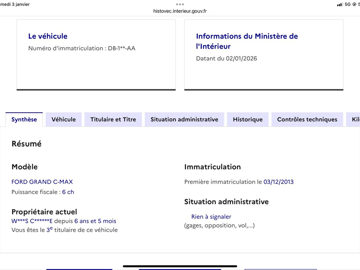 Ford Grand d'occasion