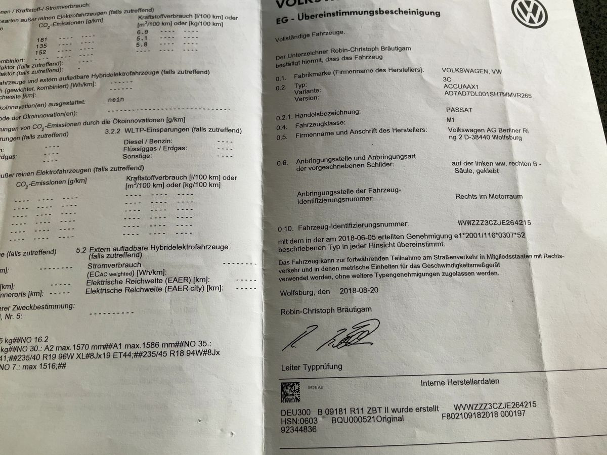 Volkswagen Passat d'occasion