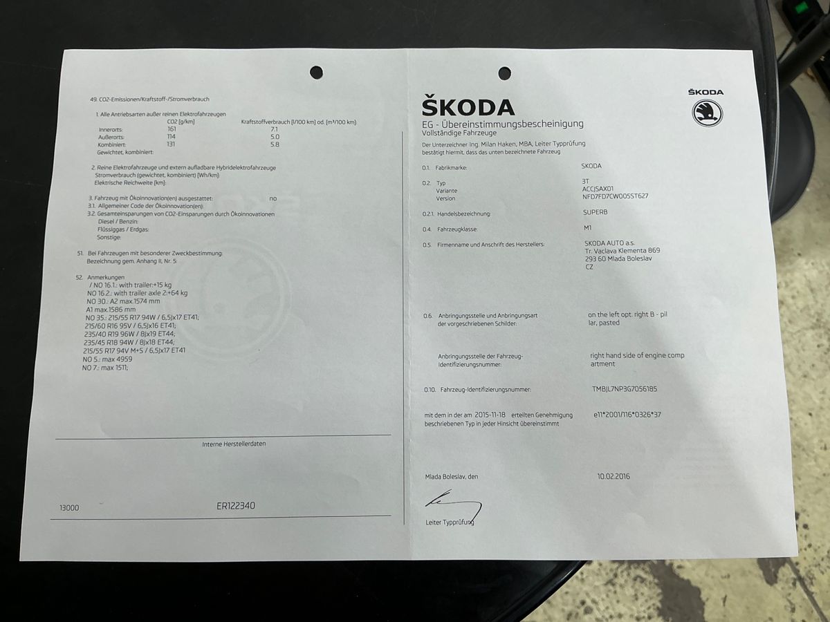 Skoda Superb d'occasion
