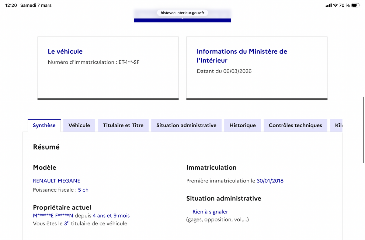 Renault Megane d'occasion