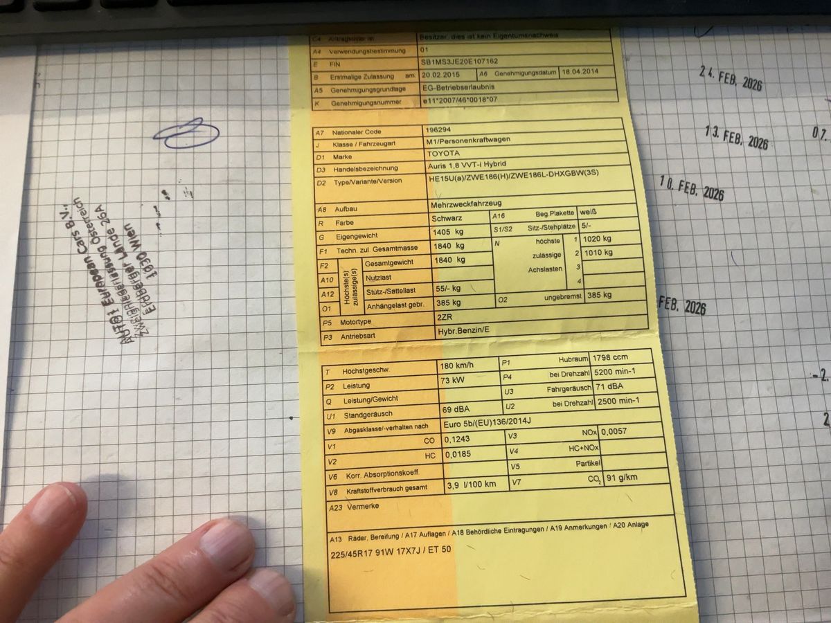 Toyota Auris d'occasion