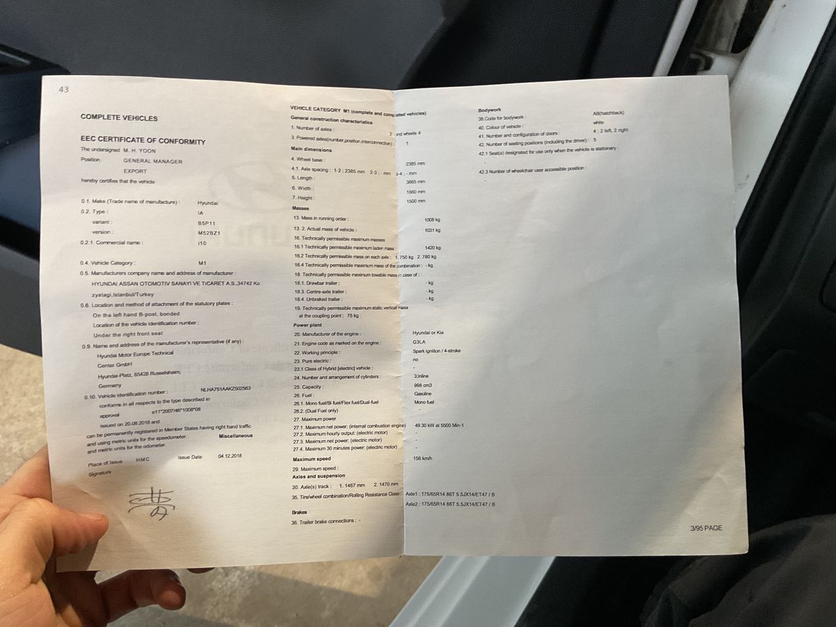 Hyundai i10 d'occasion