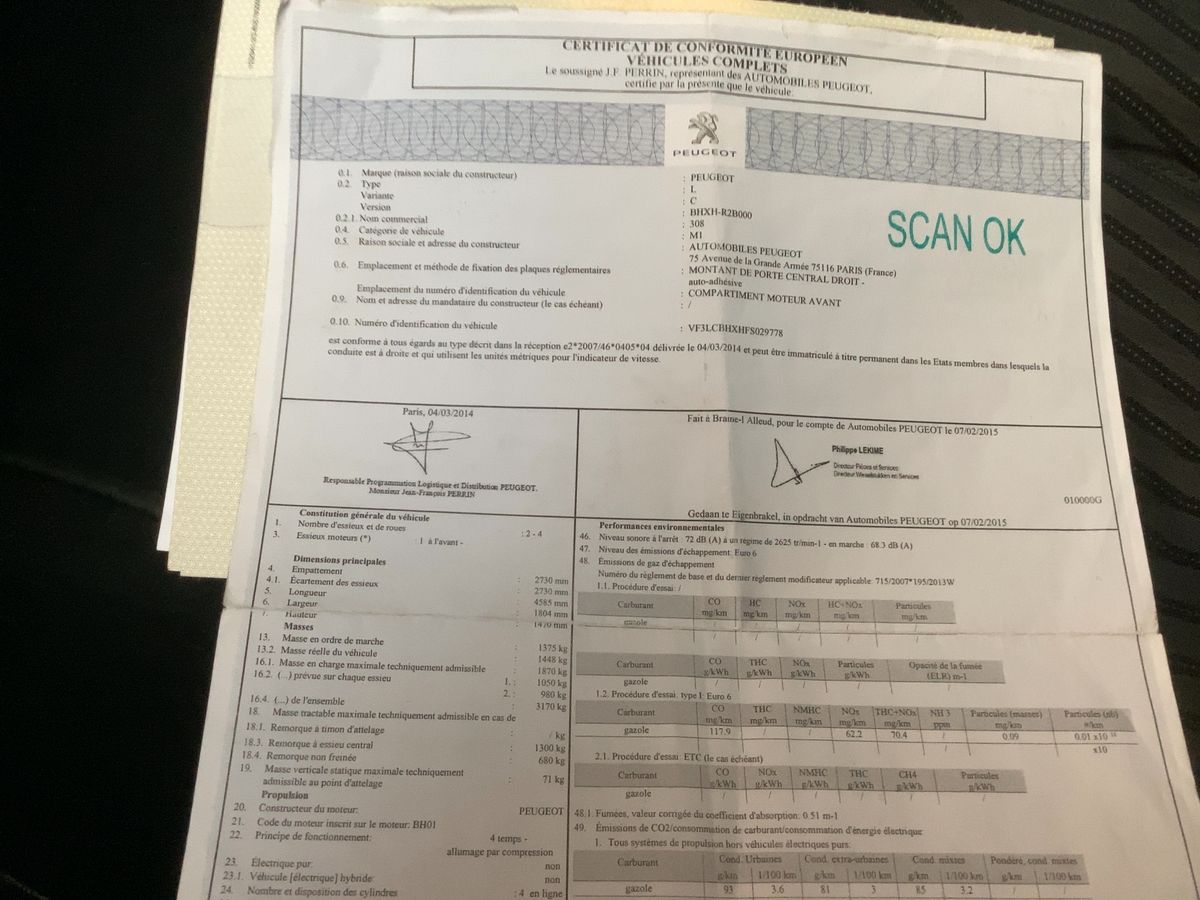 Peugeot 308 d'occasion